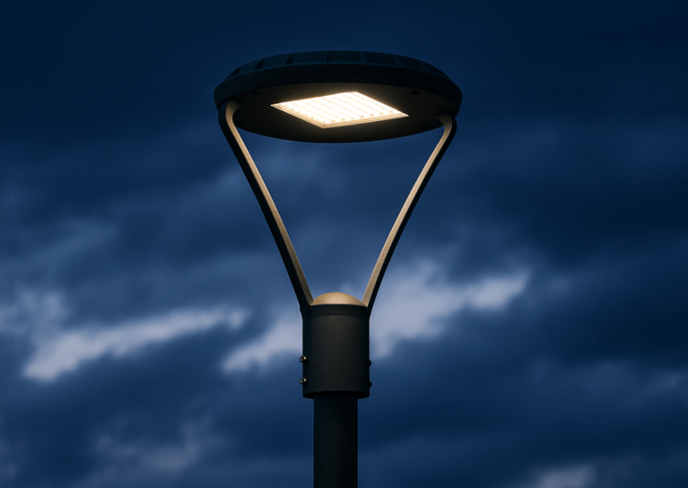 iluminação decorativa urbana