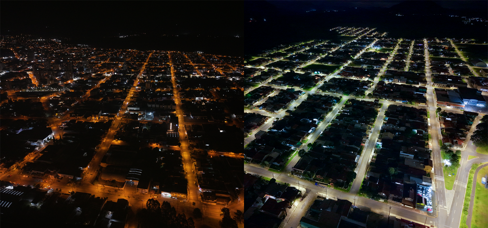iluminação LED vs convencional